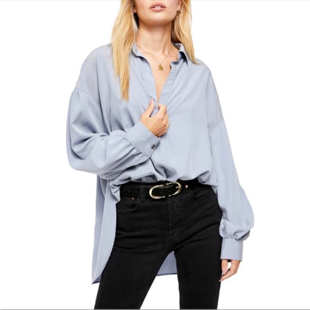 Love Until Tomorrow Poet Blouse